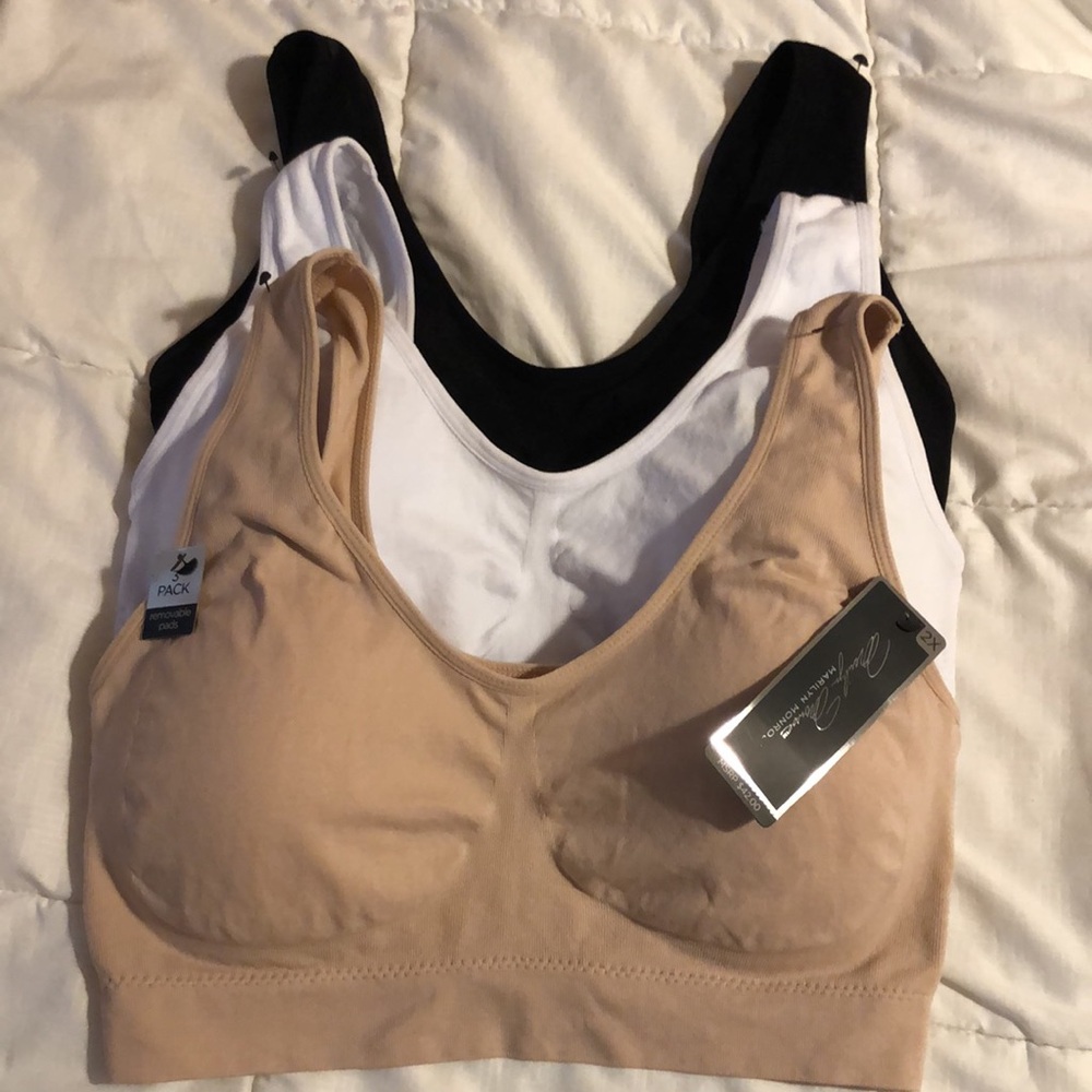 NWT Three Pack of Sports Bras by Marilyn Monroe Size 2X